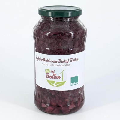 Produktfoto zu Rotkohl im Glas regional, 680g