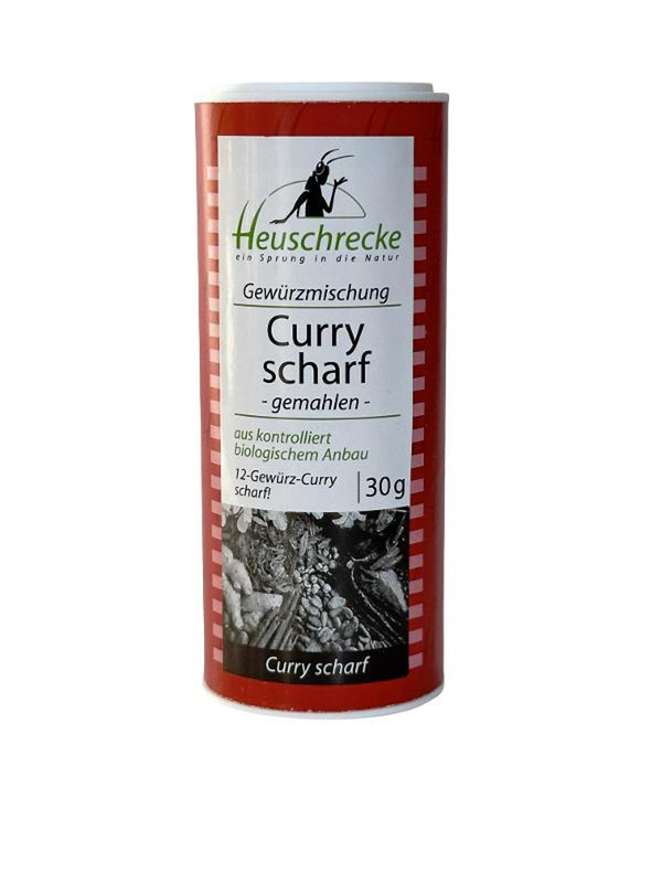Produktfoto zu CURRY-PULVER, scharf 30gr