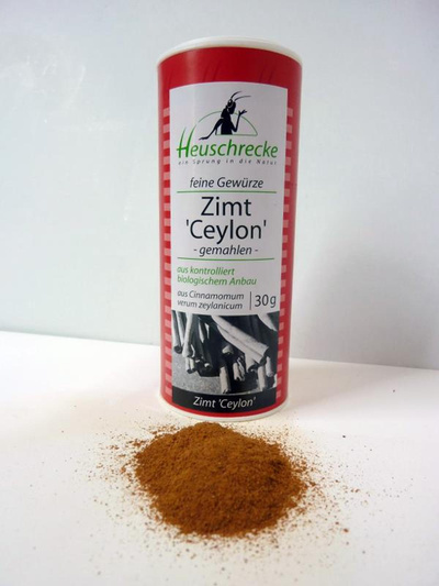 Produktfoto zu ZIMT, gemahlen, 'Ceylon' 30gr