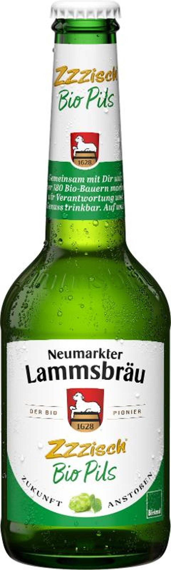 Produktfoto zu Lammsbräu Zzzisch, Bio-EdelPils 0,33 l