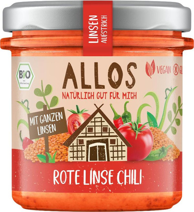 Produktfoto zu Linsenaufstrich Rote Linse Chilli, 140g