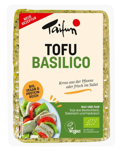Produktfoto zu Tofu Basilikum 200gr