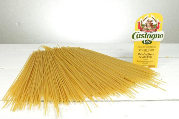 Produktfoto zu Halb-Vollkorn Spaghetti, 500g