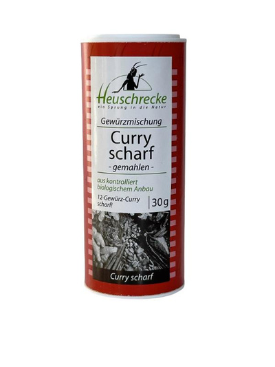 Produktfoto zu CURRY-PULVER, scharf 30gr