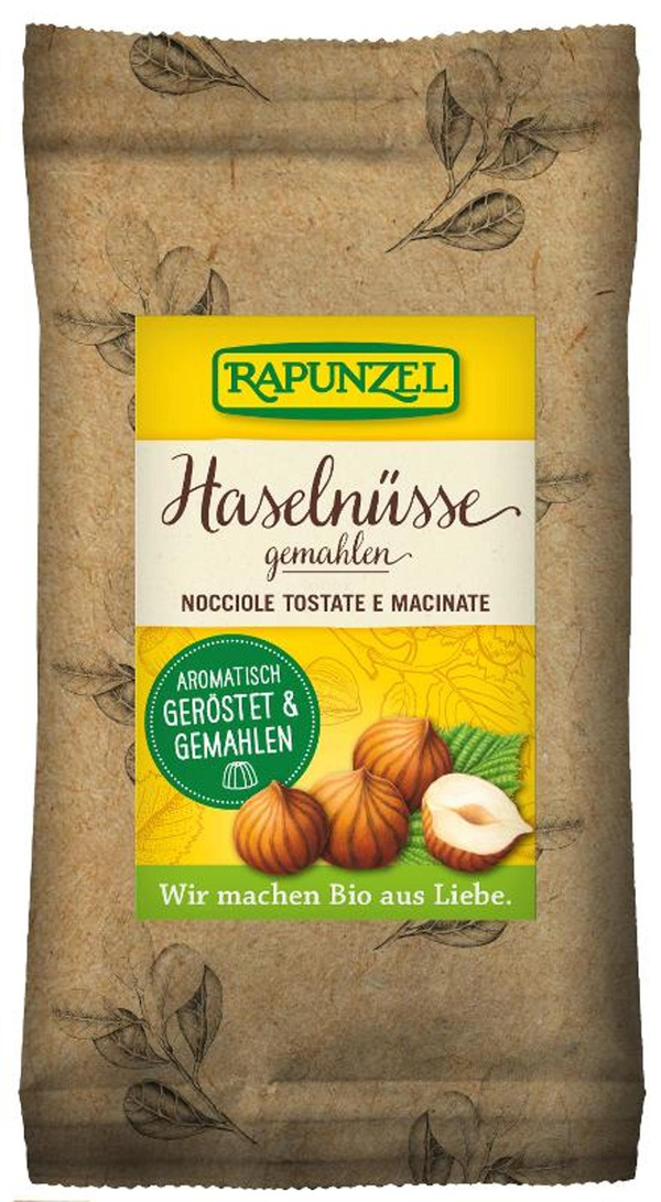 Produktfoto zu Haselnüsse geröstet und gemahlen 125gr