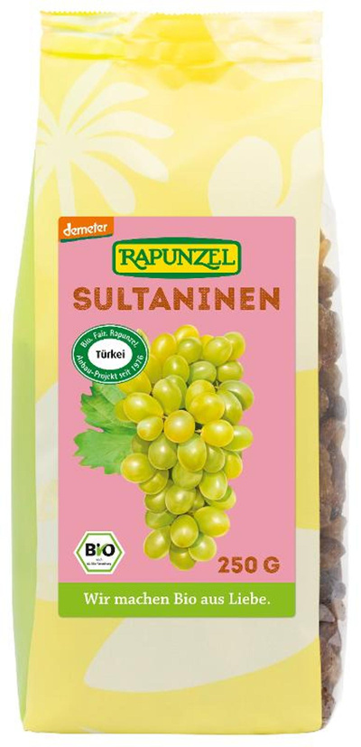 Produktfoto zu Sultaninen Projekt Hand in Hand 250gr