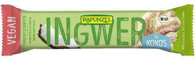 Produktfoto zu Fruchtschnitte Ingwer-Kokos 40gr