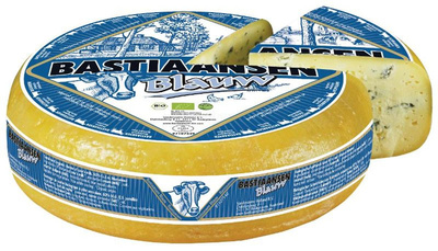 Produktfoto zu Ziegengouda Blau, Stück ca. 200g