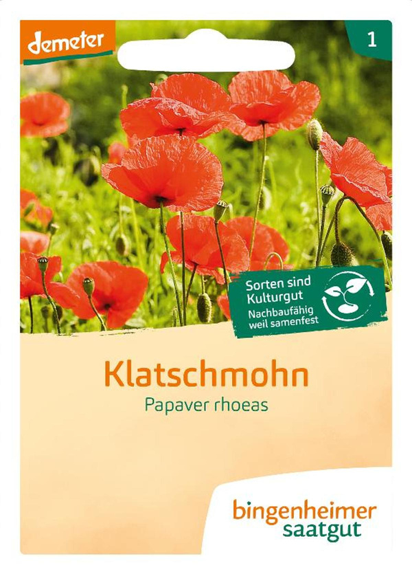 Produktfoto zu Klatschmohn SAATGUT