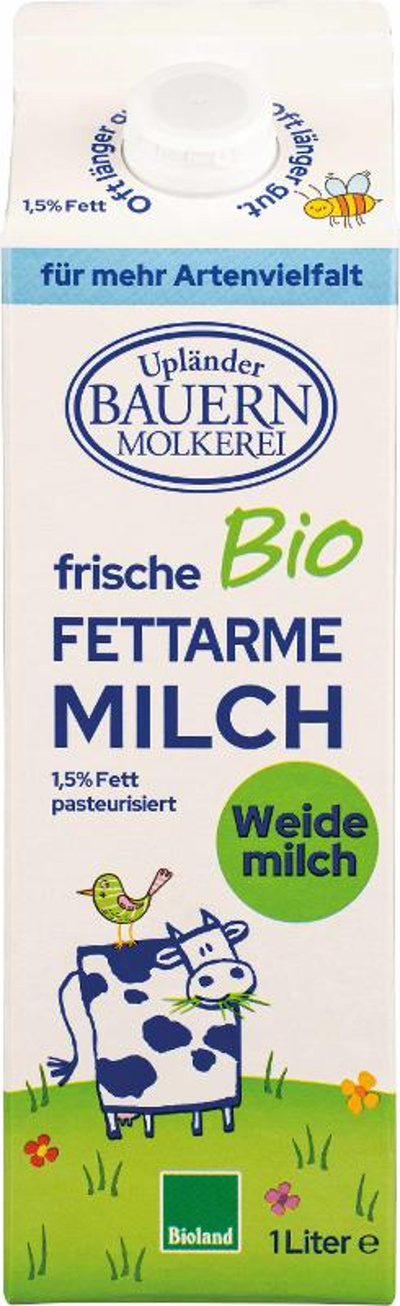 Produktfoto zu Fettarme Milch, frisch 1,5%  Fett, Tetra 1 Liter