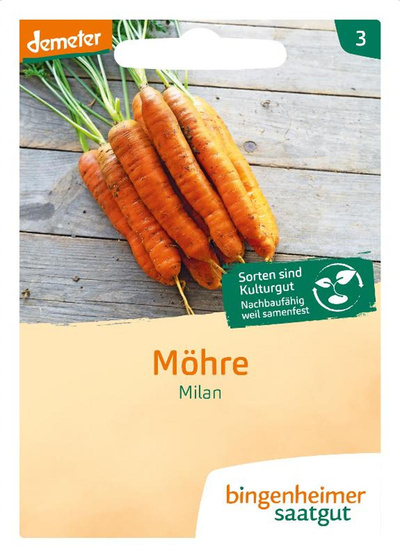 Produktfoto zu Möhren, Milan, SAATGUT