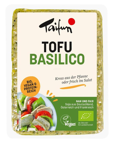 Produktfoto zu Tofu Basilikum 200gr