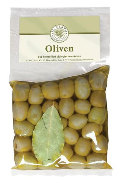 Produktfoto zu Oliven m. Zitrone gefüllt, 175g