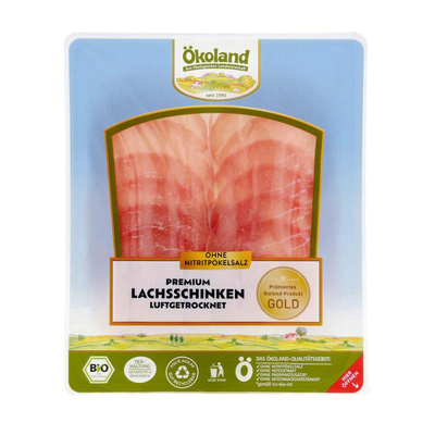 Produktfoto zu Lachsschinken-Aufschnitt 80gr