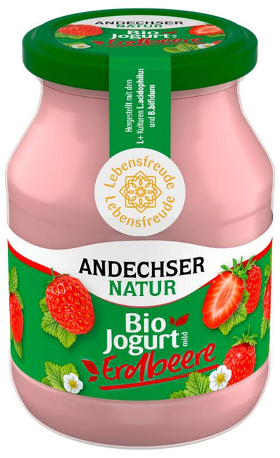 Produktfoto zu Joghurt Erdbeer 500gr