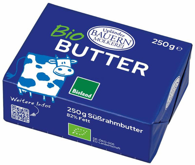 Produktfoto zu Butter, 250gr Upländer