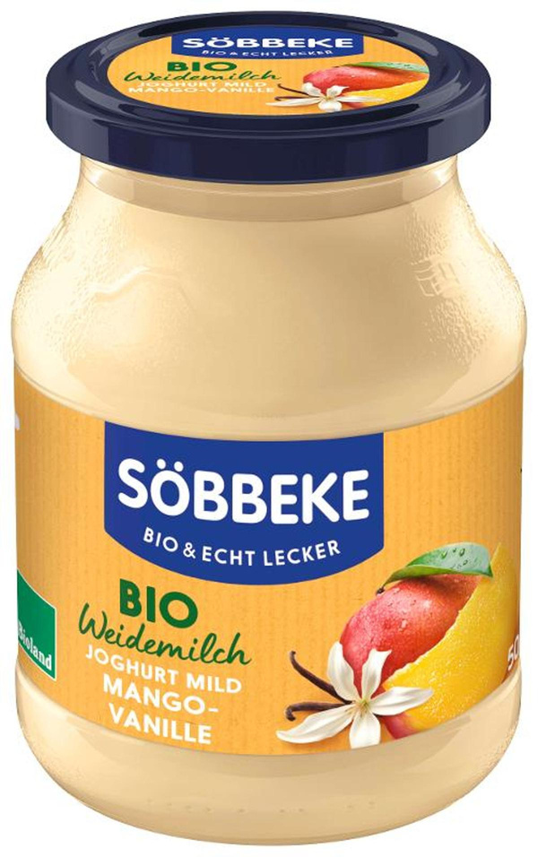 Produktfoto zu Joghurt Mango-Vanille 500gr