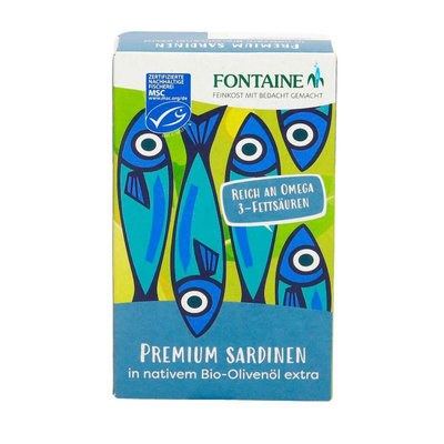 Produktfoto zu Sardinen o. Haut in Olivenöl, 84g