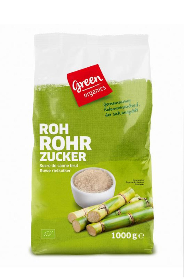 Produktfoto zu Rohrzucker 1000gr green