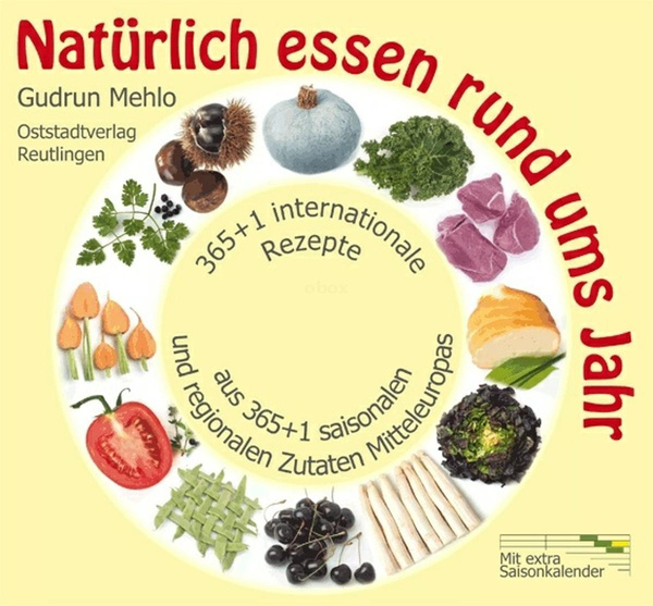 Produktfoto zu Natürlich essen rund ums Jahr, G. Mehlo.