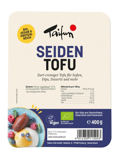 Produktfoto zu Seidentofu natur 400gr