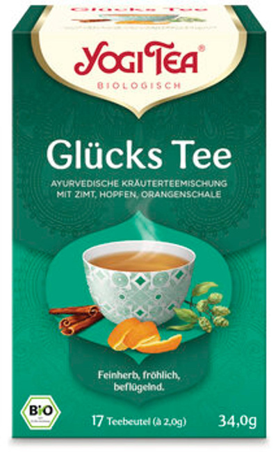 Produktfoto zu Yogi Tea Glücktee, 17 Beutel
