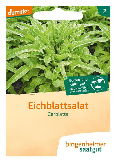 Produktfoto zu Pflücksalat Eichblatt Cerbiatta SAATGUT