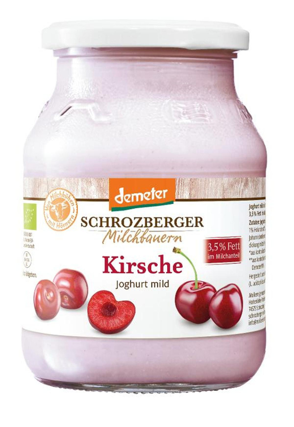 Produktfoto zu Joghurt Kirsche, 500gr von Schrozberg