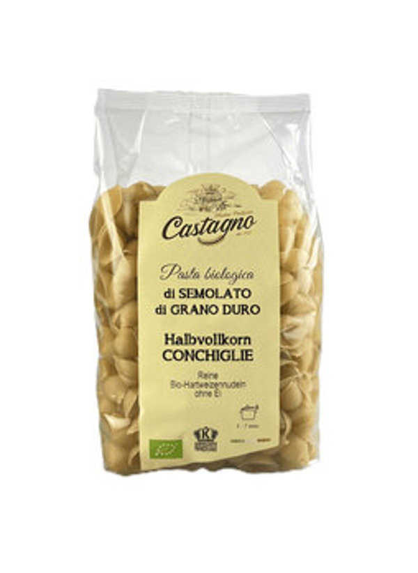 Produktfoto zu Muschel-Nudeln Halbvollkorn, 500g