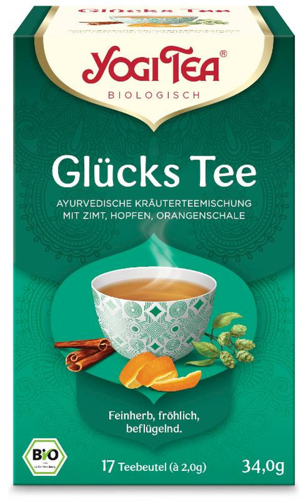 Produktfoto zu Yogi Tea Glücktee, 17 Beutel