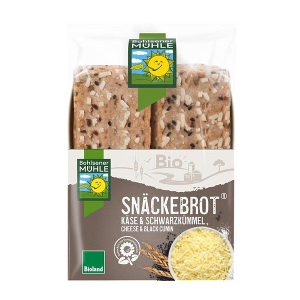 Produktfoto zu Snäckebrot Schwarzkümmel u. Käse, 200g