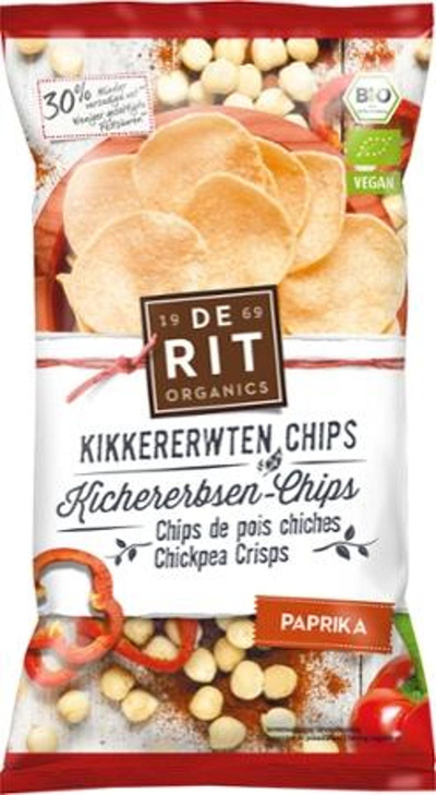 Produktfoto zu Kichererbsen Chips Paprika, 75g