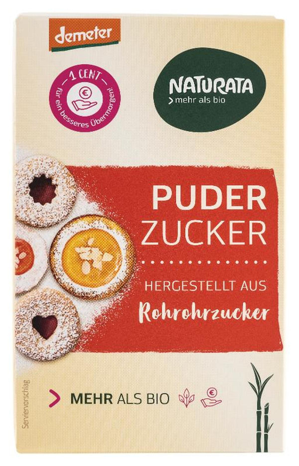 Produktfoto zu Puderzucker aus Rohrohrzucker, 125g