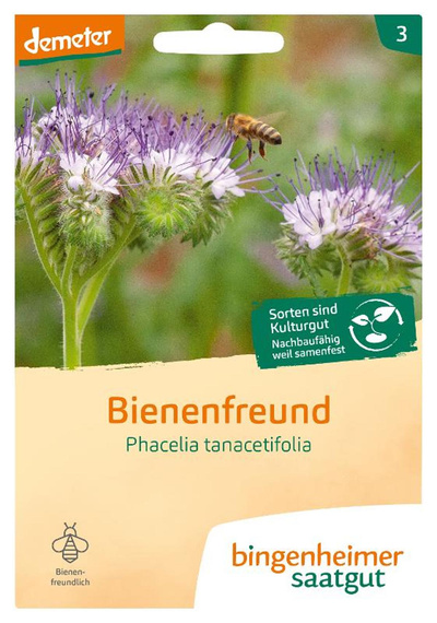 Produktfoto zu Phacelia, Gründüngung und Bienenweide. SAATGUT