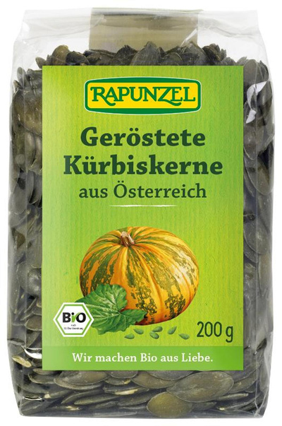 Produktfoto zu Kürbiskerne geröstet 200gr