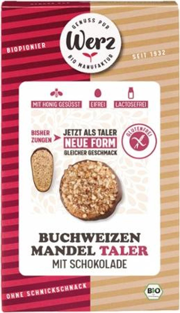 Produktfoto zu Buchweizen VK Mandel Taler glutenfrei 150gr