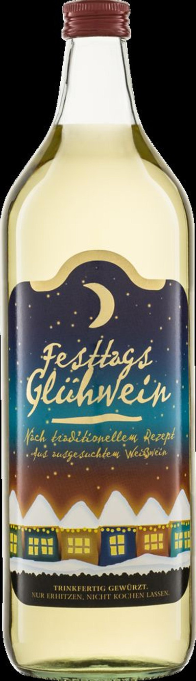 Produktfoto zu Festtags-Glühwein Weiß 1Ltr