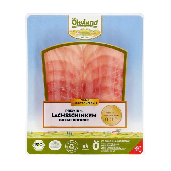Produktfoto zu Lachsschinken-Aufschnitt 80gr