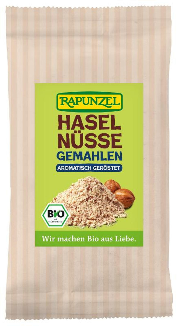 Produktfoto zu Haselnüsse geröstet und gemahlen 125gr