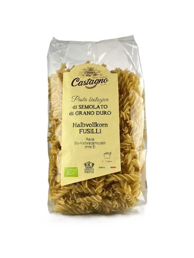 Produktfoto zu Fusilli, halbvollkorn, 500g