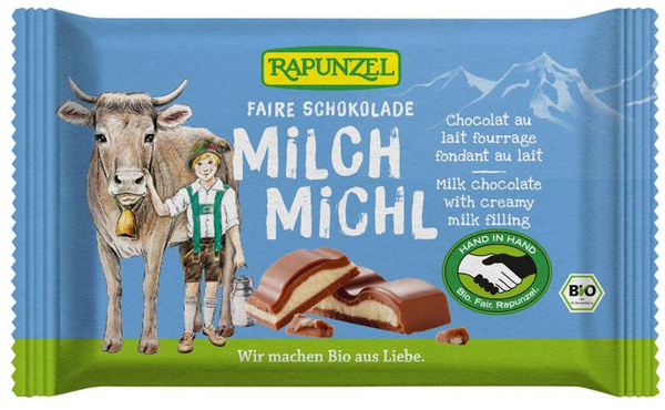 Produktfoto zu Schokolade Milch Michl 100gr