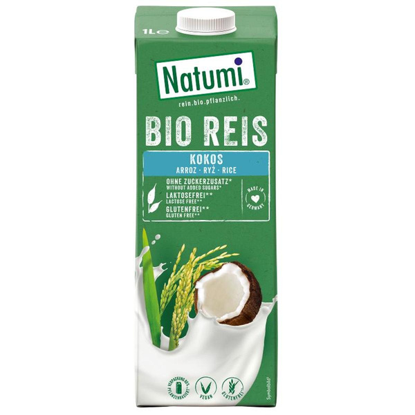Produktfoto zu Reisdrink Cocos von Natume, 1 ltr
