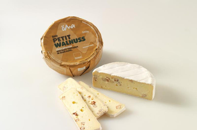 Produktfoto zu Brie Walnuss, 330gr