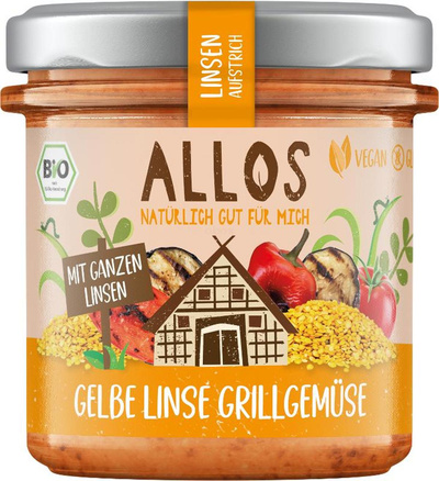 Produktfoto zu Linsen-Aufstrich Gelbe Linse , 140g