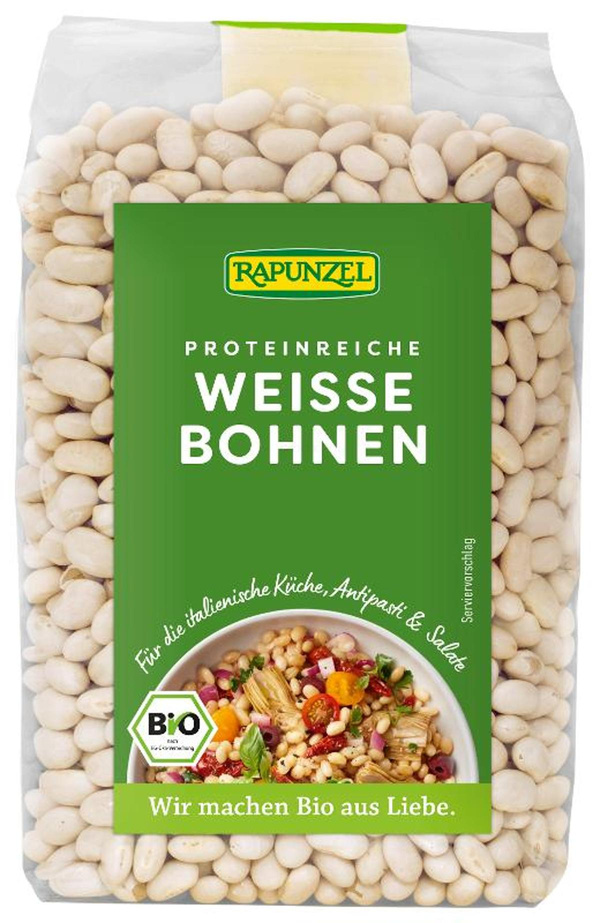 Produktfoto zu weiße Bohnen, trocken 500gr