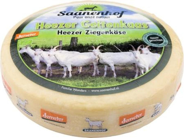 Produktfoto zu Ziegengouda Rohmilch Saanenhof, Stück ca. 220g