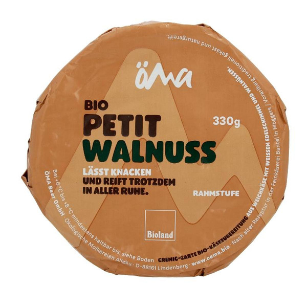 Produktfoto zu Brie Walnuss, 330gr
