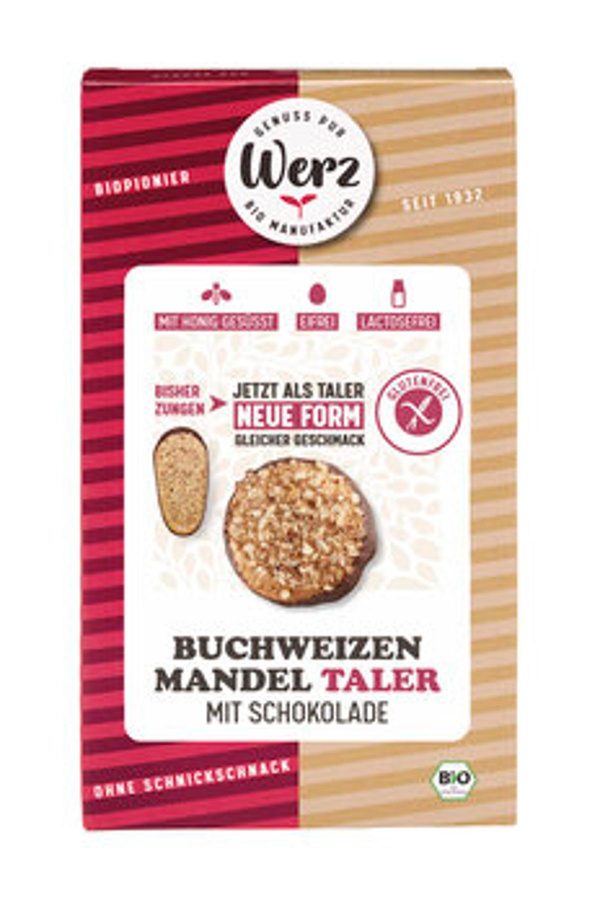 Produktfoto zu Buchweizen VK Mandel Taler glutenfrei 150gr