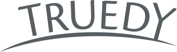 KI generiert: Der Hauptinhalt des Bildes ist das Logo mit dem Text "TRUEDY".