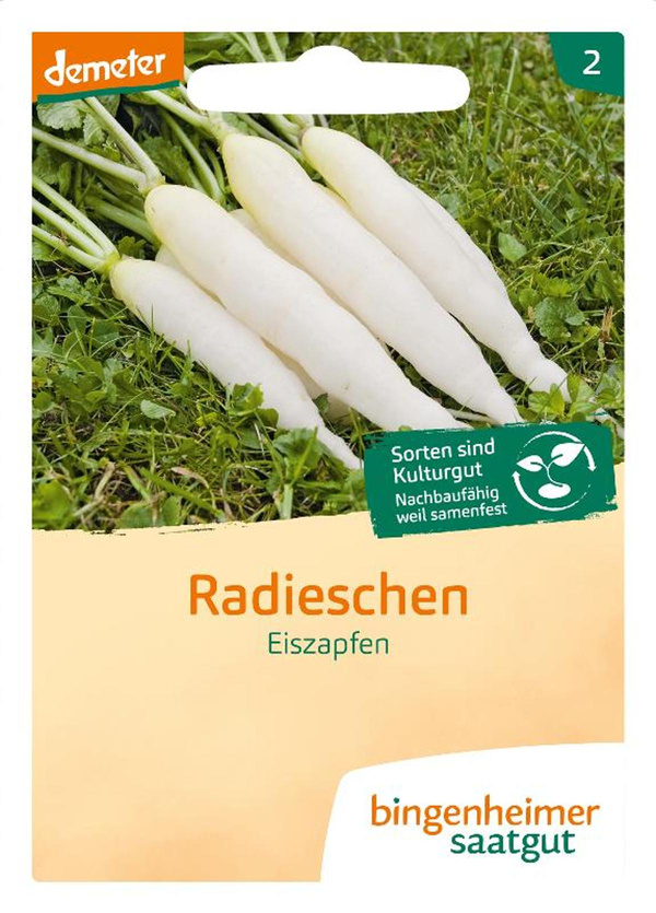 Produktfoto zu Radies Eiszapfen SAATGUT